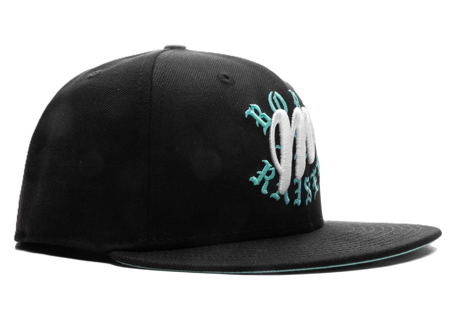 Born x Raised LMB Diablos Rojos Del Mexico Layered Logo New Era Fitted Black