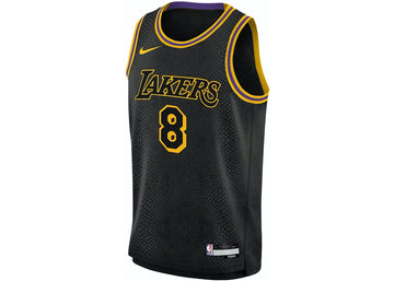 Nike Kobe Mamba Mentality Big Kids Los Angeles Lakers City Edition Swingman Jersey Black 360x