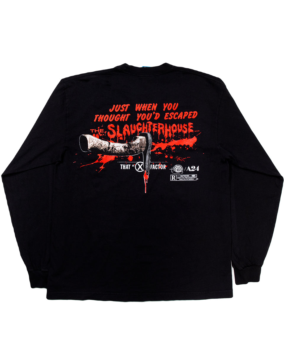 A24 Slaughterhouse L/S Tee (Black) – RIF LA