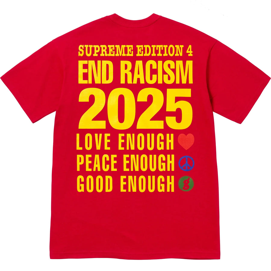 Supreme GOODENOUGH End Racism Tee Red