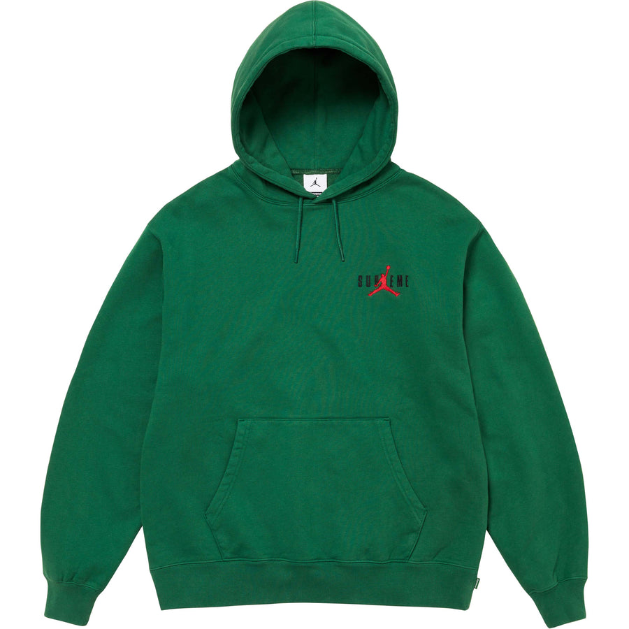 Supreme Jordan Hooded Sweatshirt (FW24) Green (WORN) – RIF LA