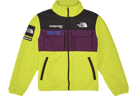 Supreme The North Face Expedition Fleece (FW18) Jacket Sulphur