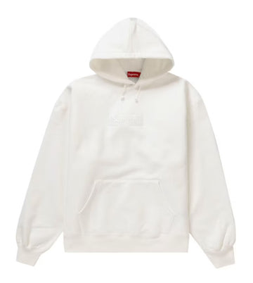 Supreme Box Logo Hooded Sweatshirt (FW23) White (WORN)