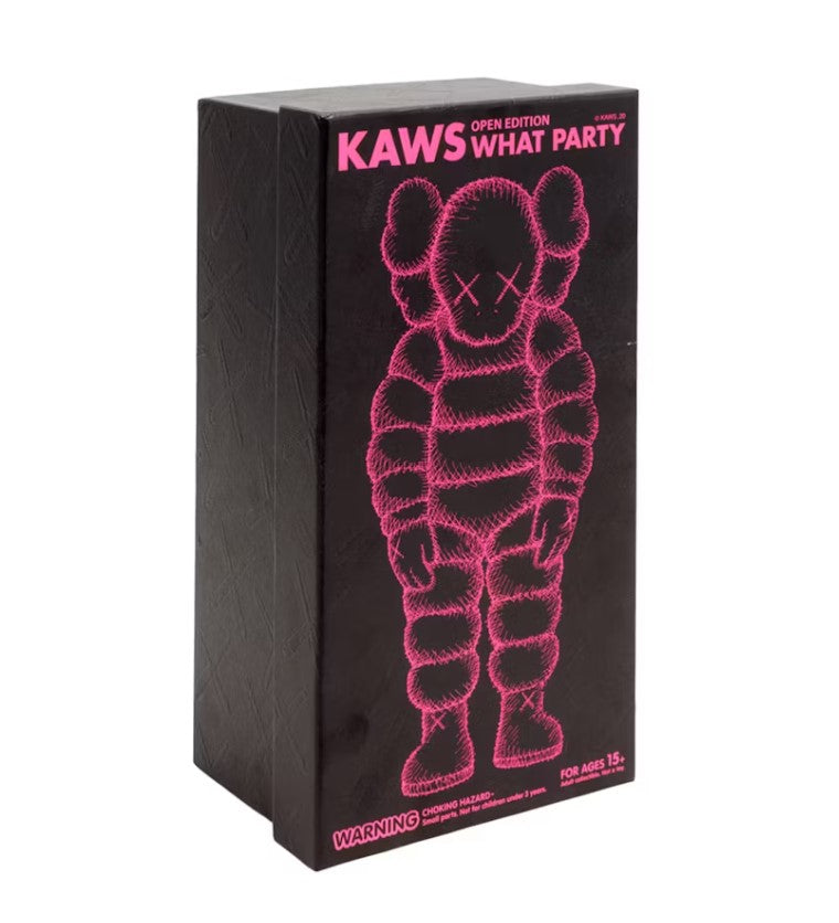 KAWS What Party Vinyl Figure Pink