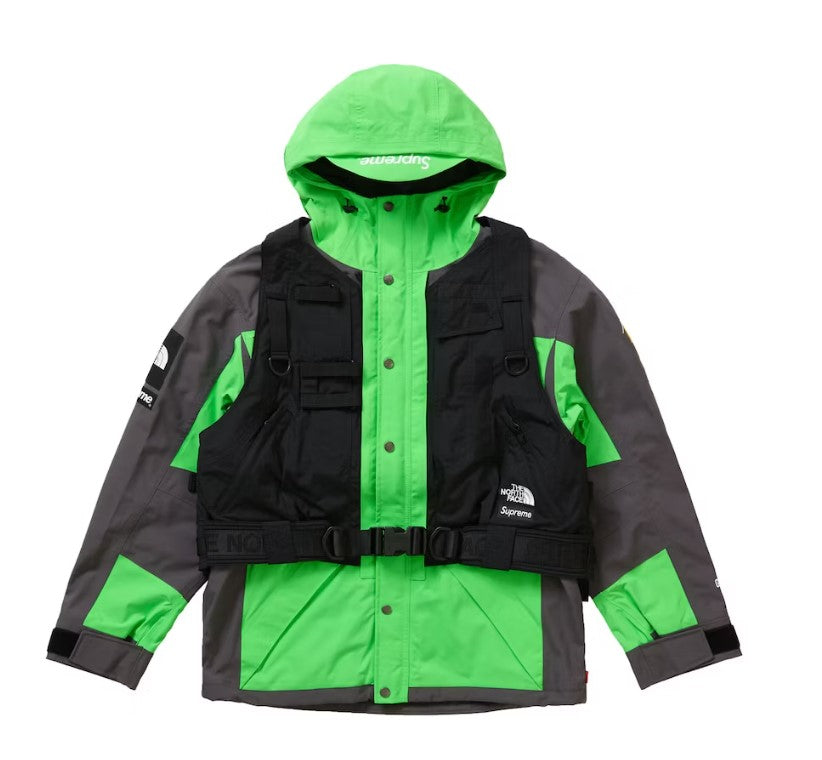 Supreme The North Face RTG raw Jacket Bright Green (NO VEST/WORN)