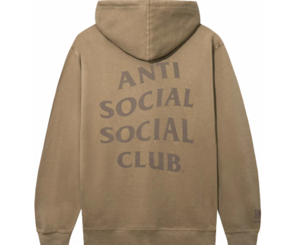 Anti Social Social Club x UNDFTD Still Paranoid Hoodie Sandstone