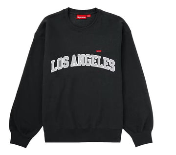 Supreme Los Angeles Shop Small Box Crewneck Black (WORN)