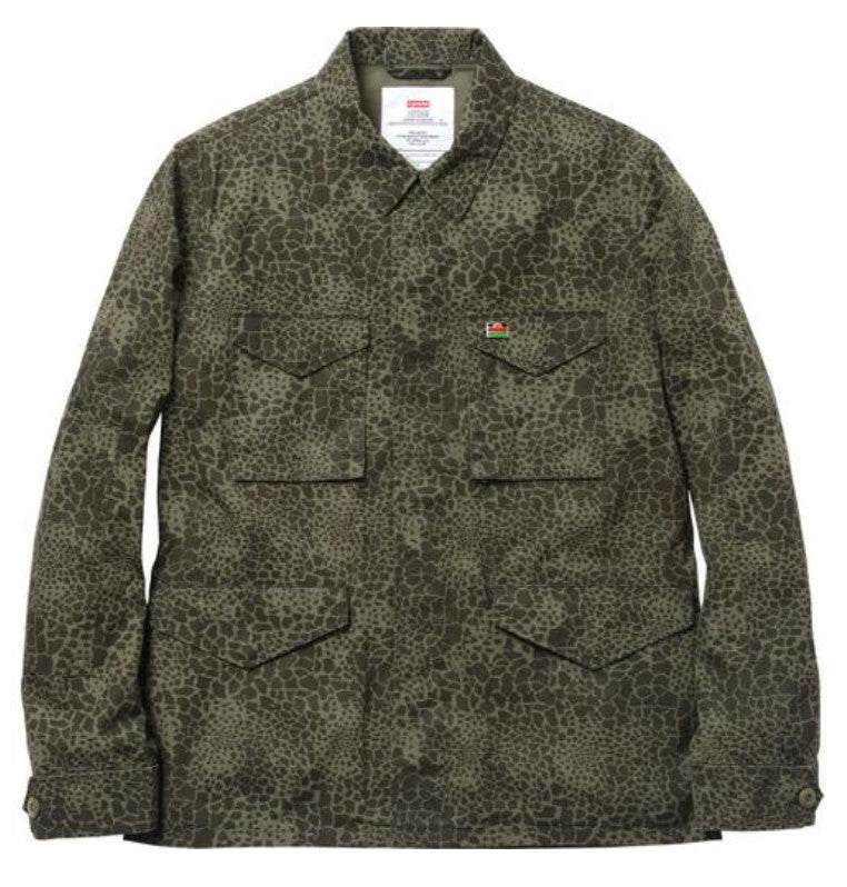 Supreme Giraffe Camo Field Jacket Supreme Tree Camo Field