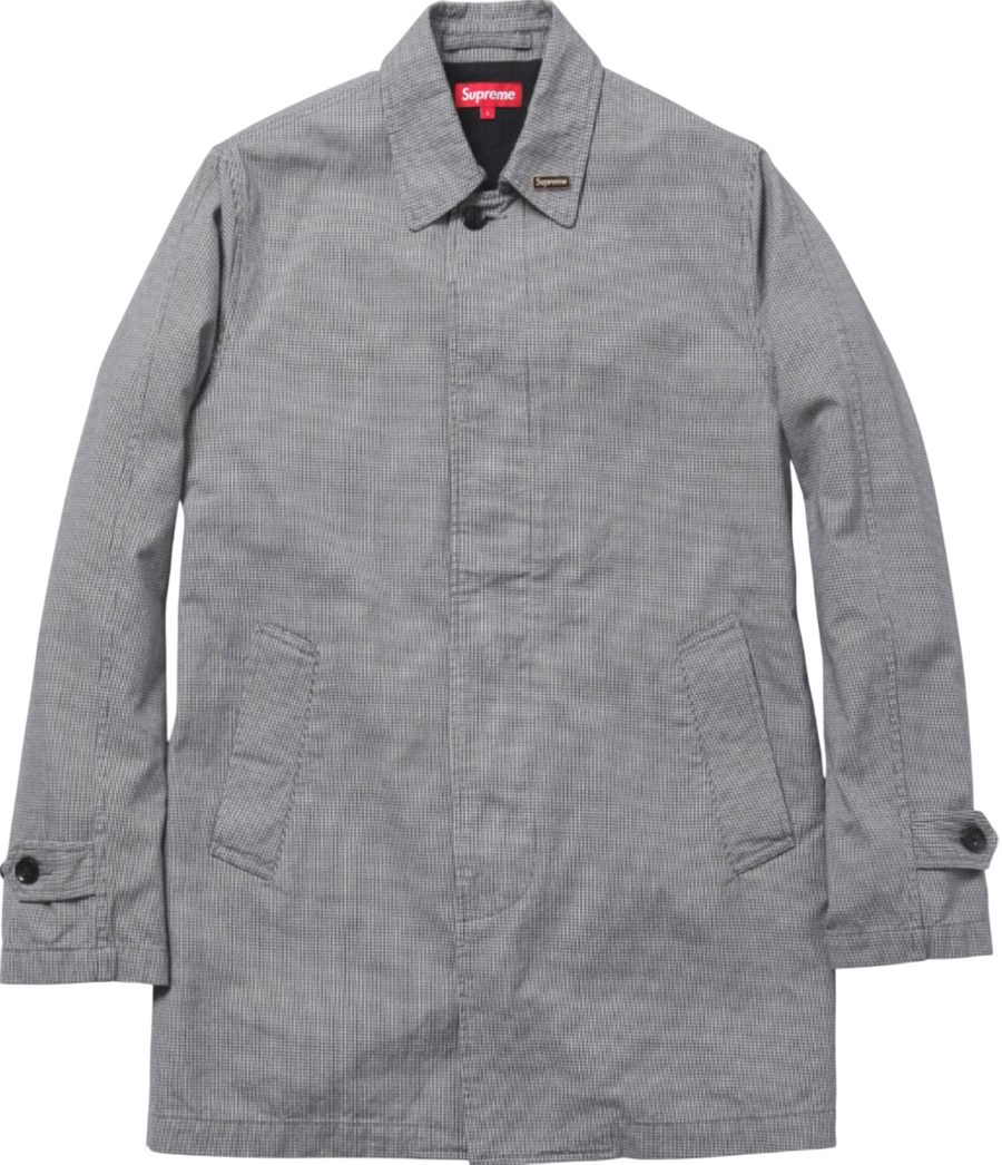 Supreme Houndstooth Trench (WORN)