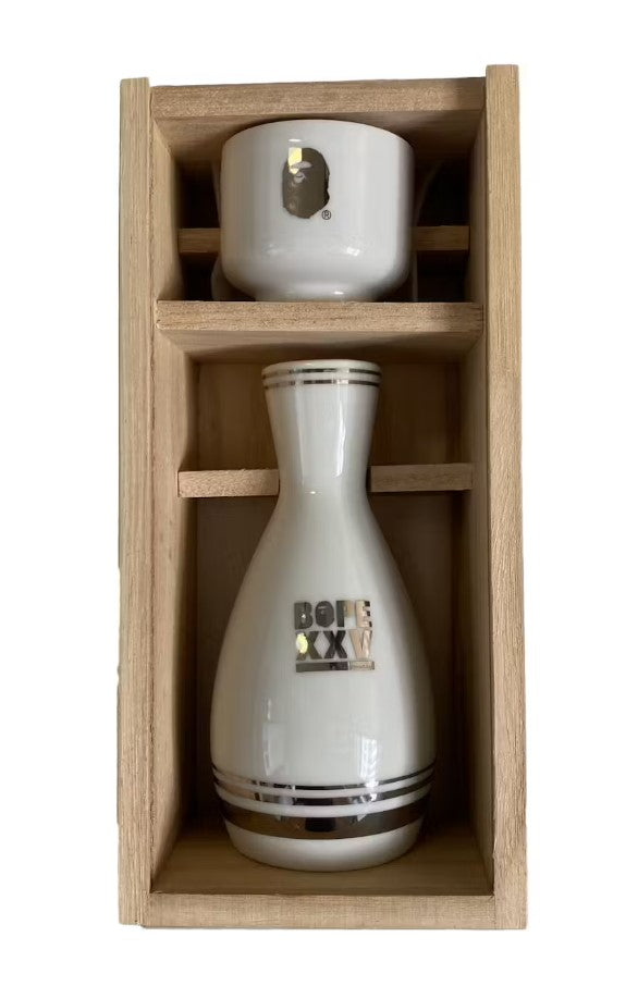 BAPE 25th Anniversary Friends and Family Sake Set White/Gold