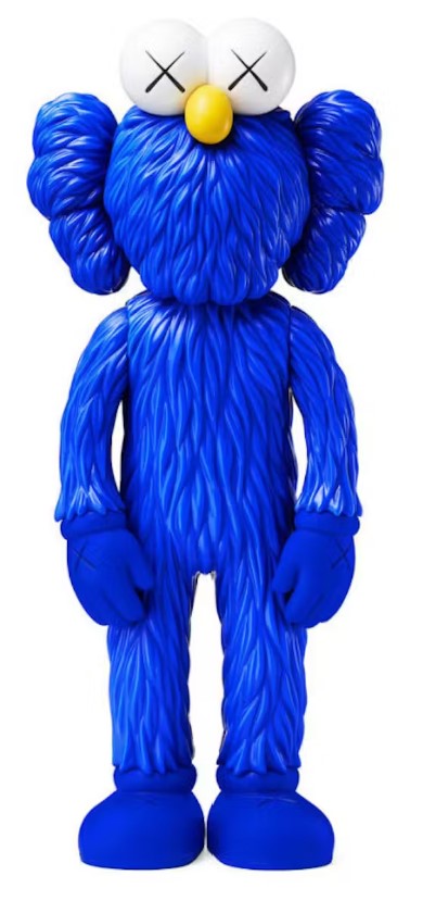 【kaws】BFF open edition vinyl figure blue KAWS BFF Open Edition Vinyl Figure Blue – RIF LA