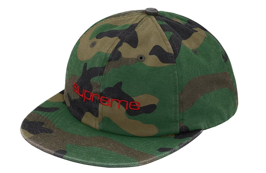 帽子 Supreme desert camo slogo 6 panel cap Supreme Supreme Pigment S Logo 6-Panel 'Chocolate Chip Camo