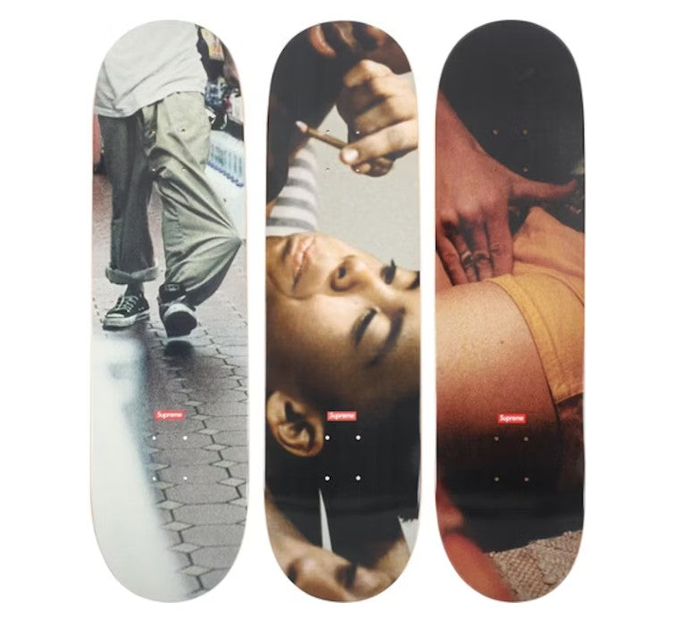 Supreme Larry Clark Kids 40oz & Jav & Makeout Skateboard Deck