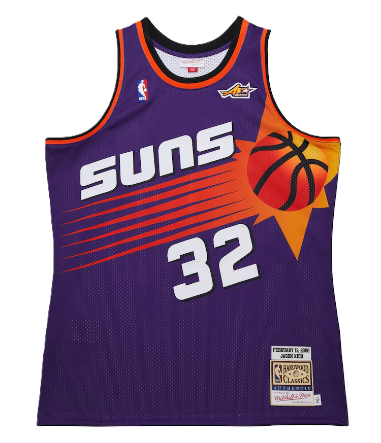 Mitchell & Ness Phoenix Suns Jason Kidd 2000 All Star Game Authentic Jersey Purple