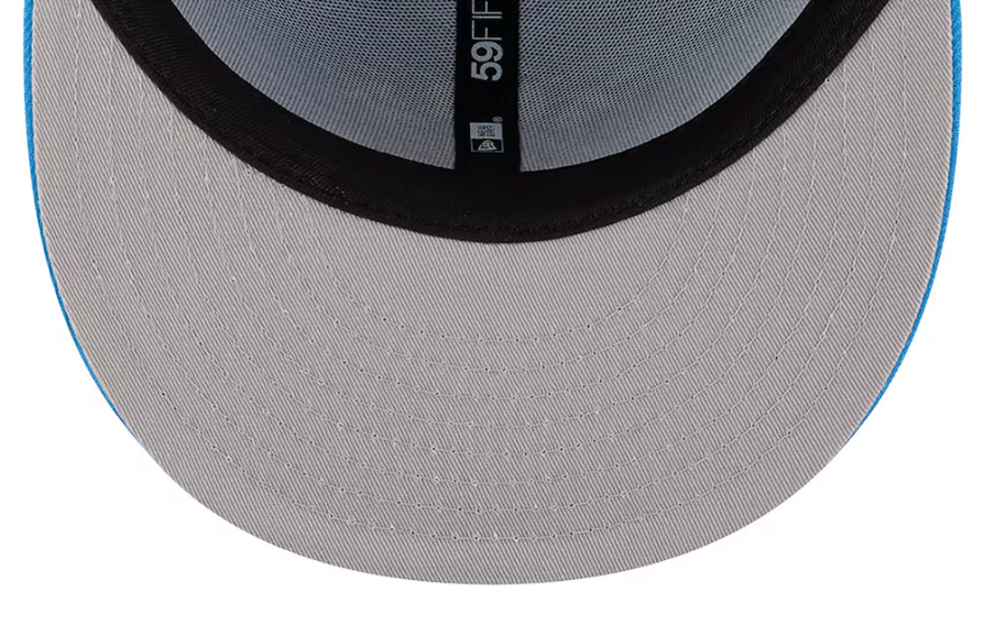 Born x Raised Chargers New Era Fitted Hat Powder Blue