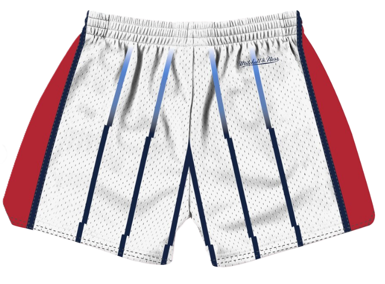 Mitchell & Ness Women's Houston Rockets Jump Shot Shorts White