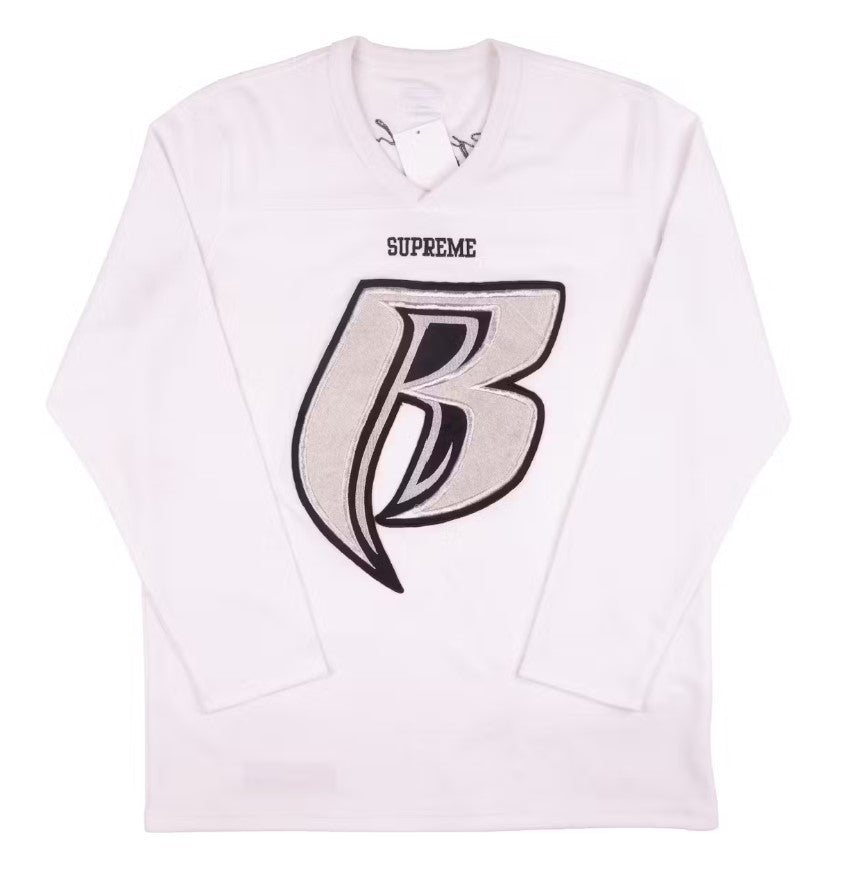 Supreme Ruff Ryders Hockey Top White – RIF LA