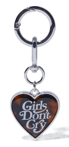 小物 GIRLS DON'T CRY KEYRING SILVER Girls Don't Cry Heart Keychain Silver – RIF LA