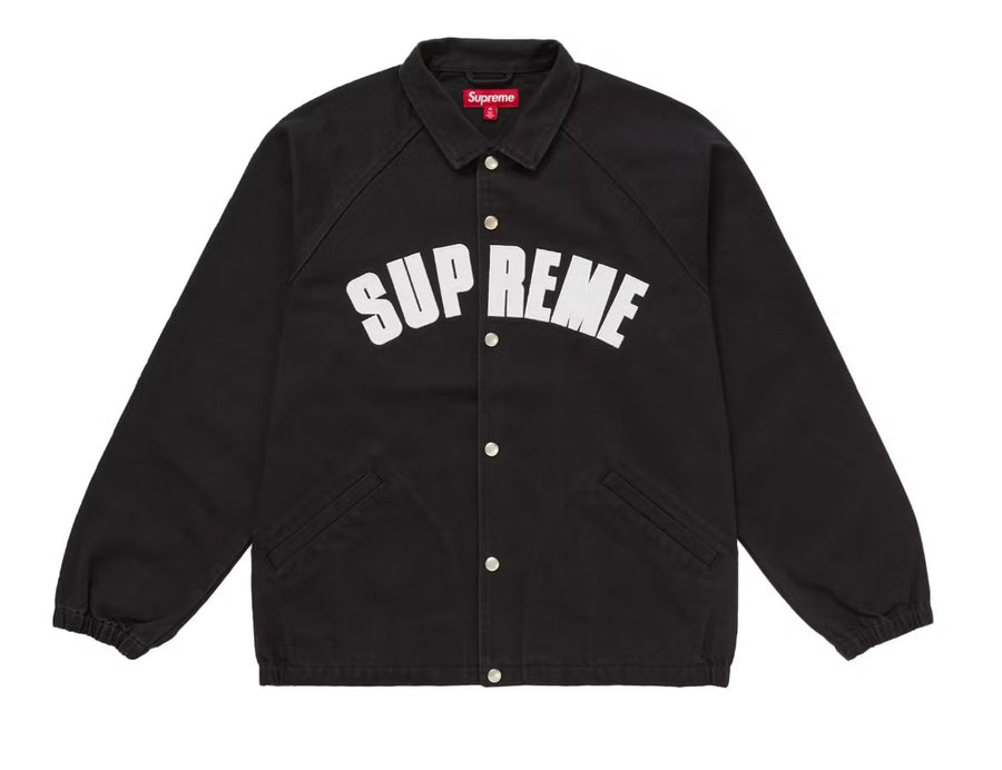 Supreme Arc Denim Coaches Jacket (SS25) Black – RIF LA