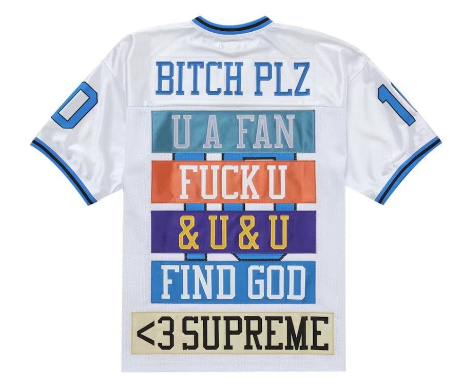 Supreme Find God Football Jersey White – RIF LA