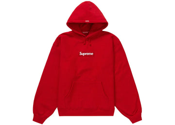 Supreme Box Logo Hooded Sweatshirt (FW23) Red