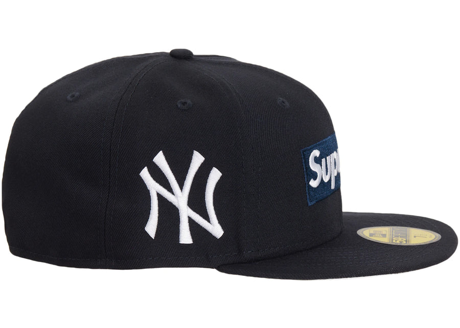 Supreme MLB Teams Los Angeles Box Logo New Era 59Fifty Fitted cap couture Navy