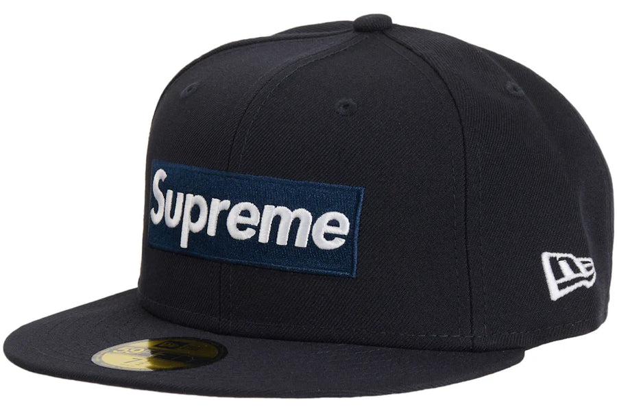 Supreme MLB Teams Los Angeles Box Logo New Era 59Fifty Fitted cap couture Navy
