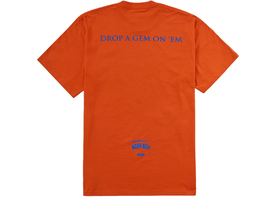 Supreme Mobb Deep Dragon Tee Orange (WORN)