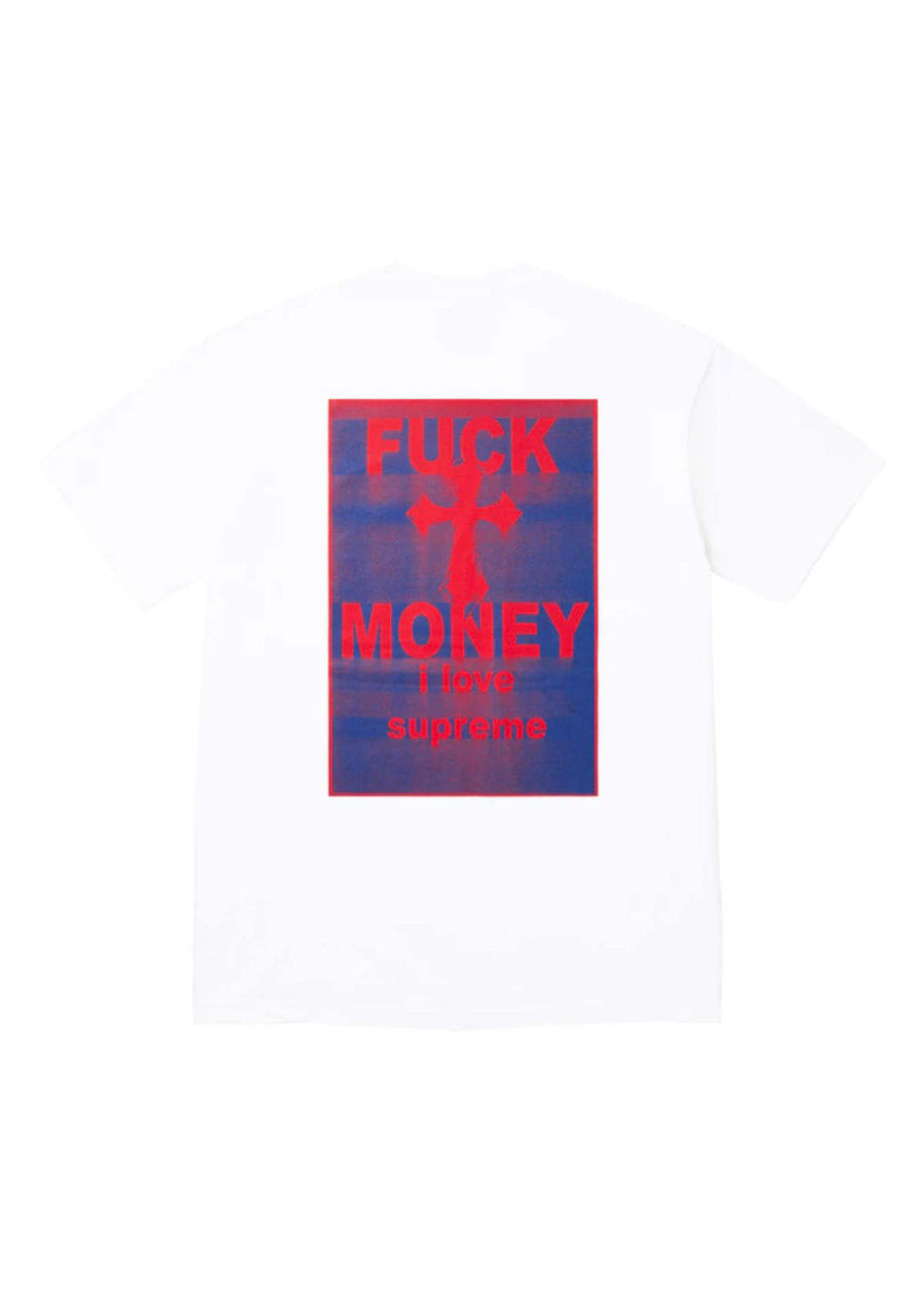 Supreme Fuck Money Tee White – RIF LA