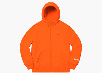 Supreme Windstopper Zip Up Hooded Sweatshirt Orange (WORN)