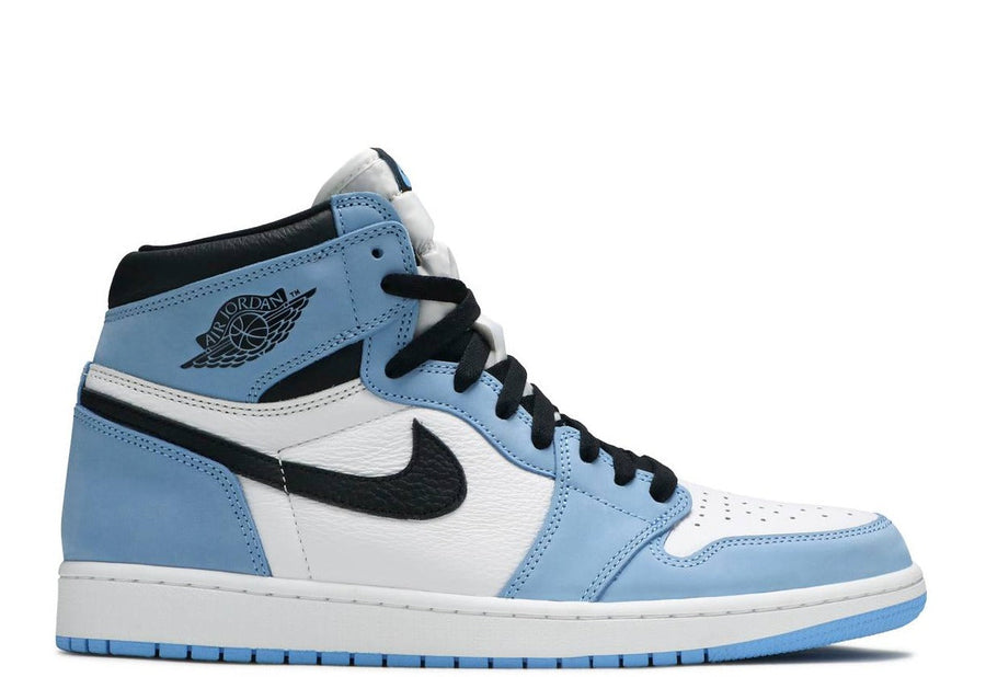 Jordan 1 Retro High White University Blue Black (WORN)