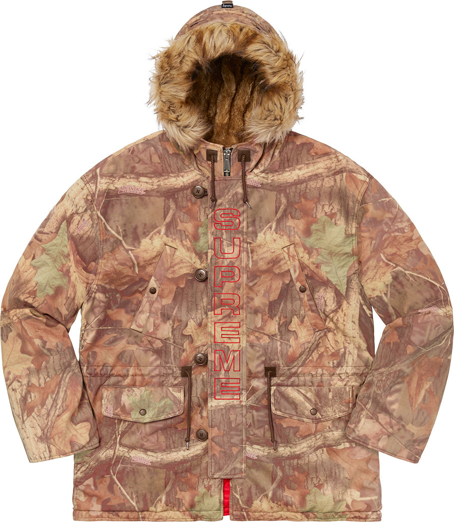 Supreme Spellout N-3B Parka Advantage Timber Camo (WORN) – RIF LA