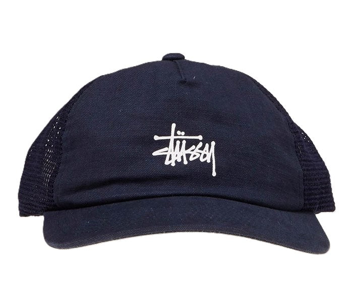 Stussy Venice Mesh Cap Navy (WORN)