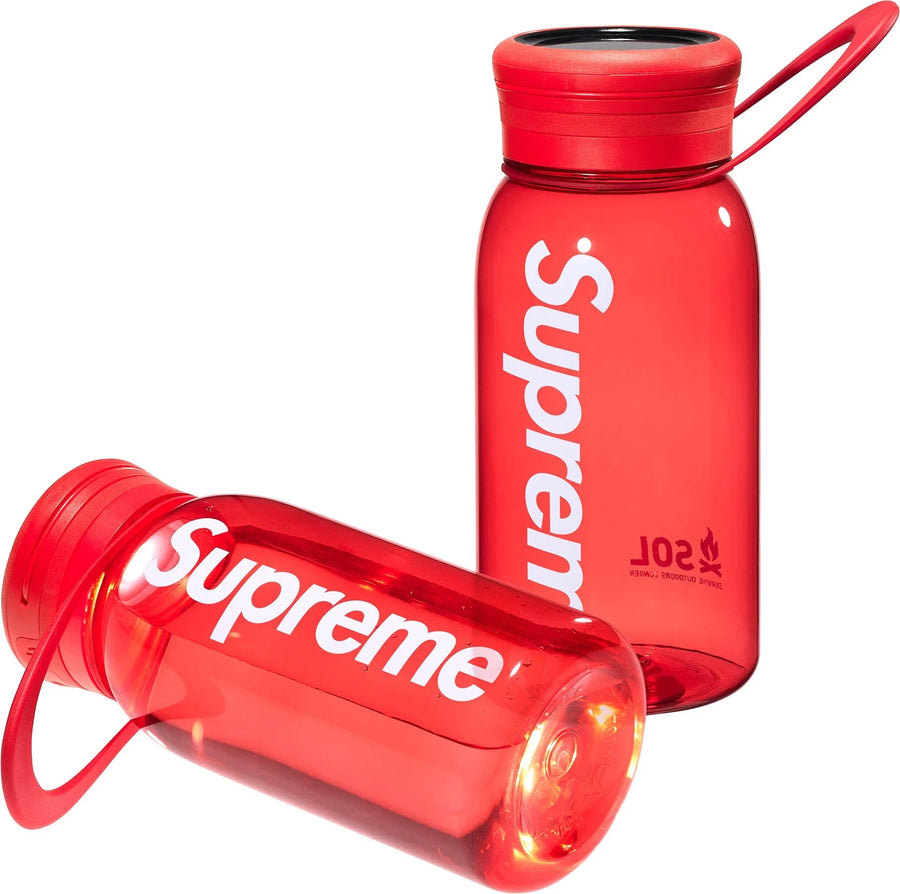 Supreme Sol Water Bottle Lantern Red