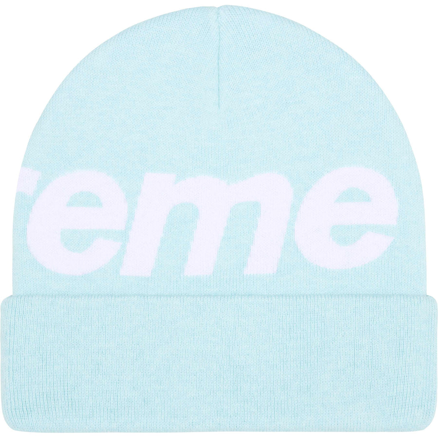 Supreme Big Logo Beanie Light Blue (FW25) – RIF LA