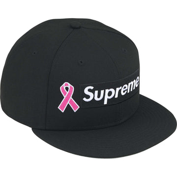 Supreme Breast Cancer Box Logo New Era Fitted Black