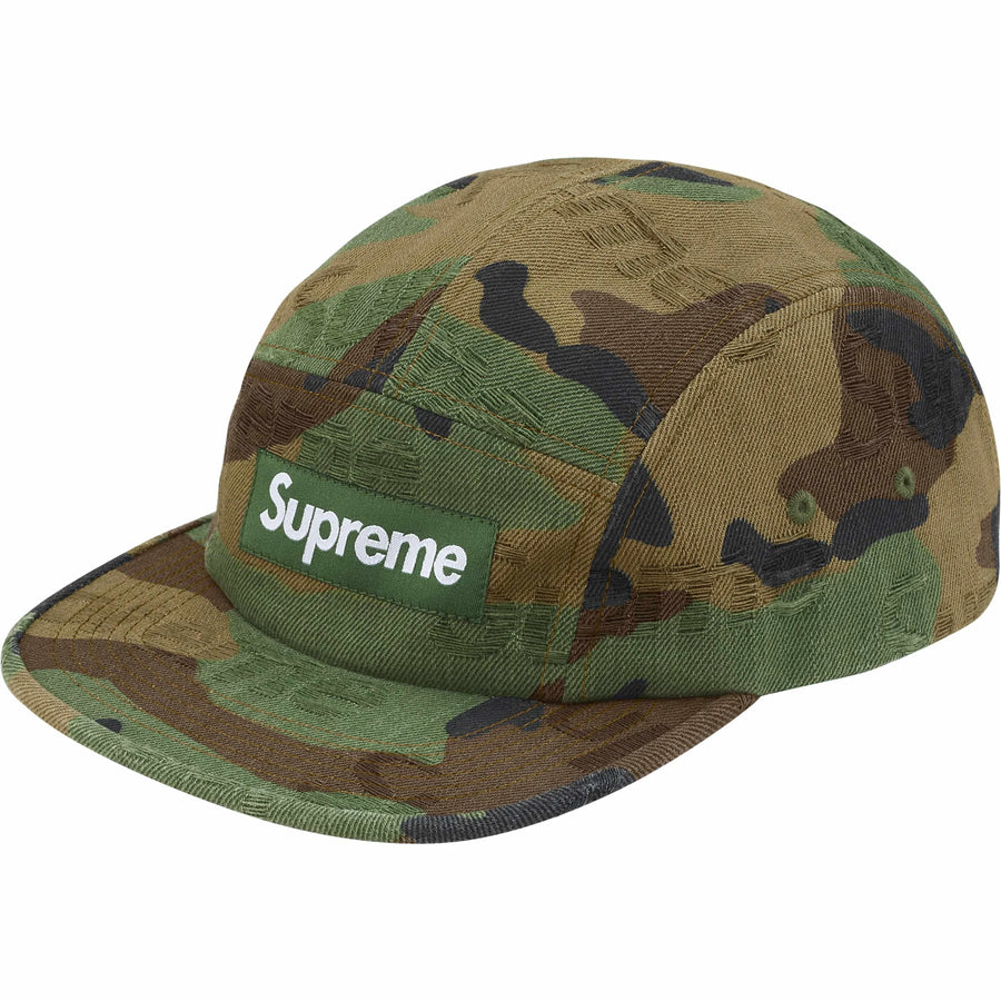 Supreme Jacquard Logos Denim Camp Cap (FW25) Camo – RIF LA display picture 3