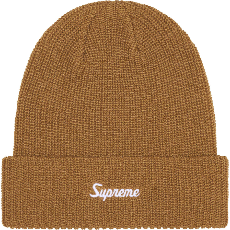 Supreme Loose Gauge Beanie Light Brown