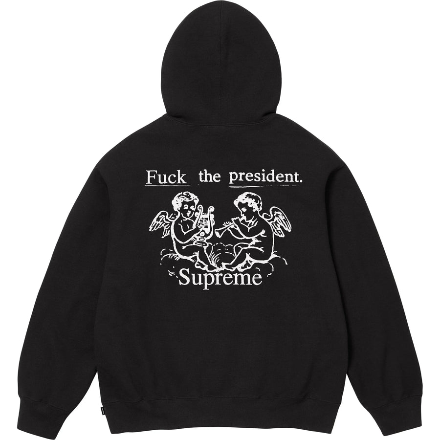 Supreme President FTP Hooded Sweatshirt Black