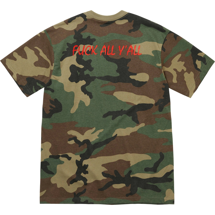 Supreme Split Logo Tee Camo