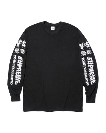 Supreme x Yohji Yamamoto Y's by Yohji L/S Tee Black