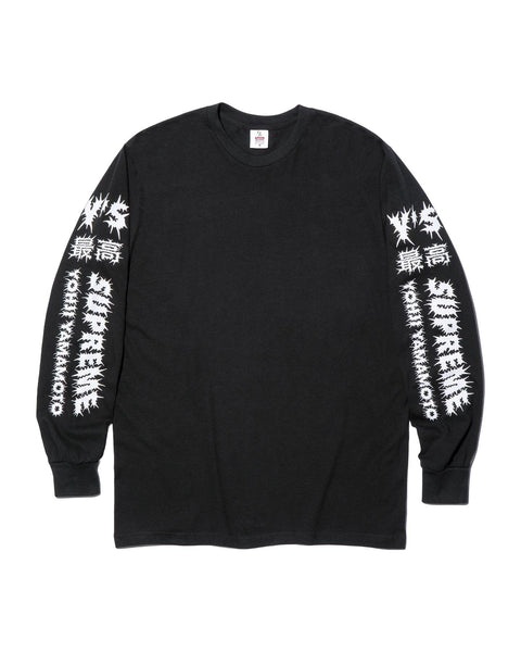 Supreme x Yohji Yamamoto Y's by Yohji L/S Tee Black – RIF LA