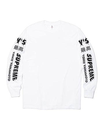 Supreme x Yohji Yamamoto Y's by Yohji L/S Tee White