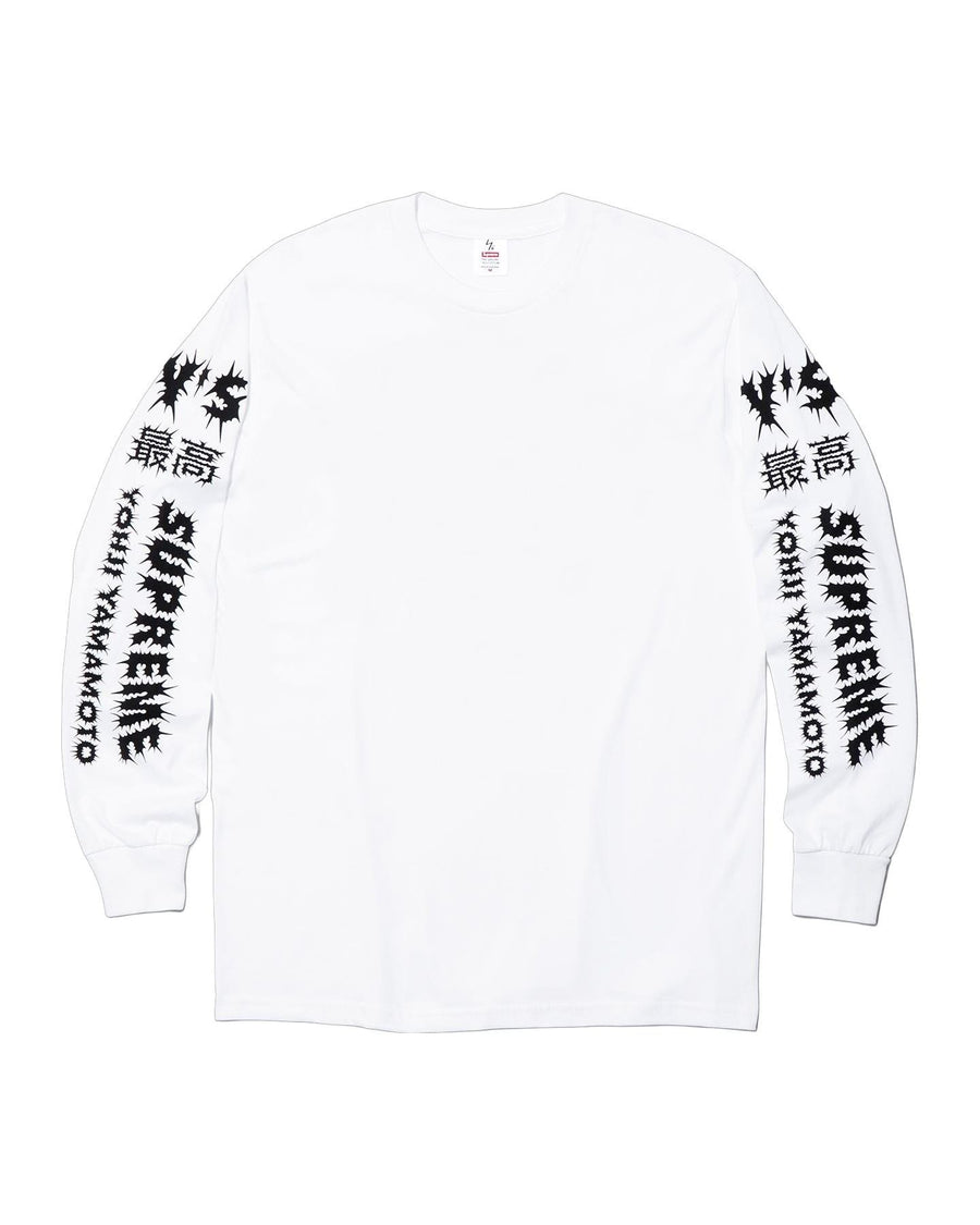 Supreme x Yohji Yamamoto Y's by Yohji L/S Tee White