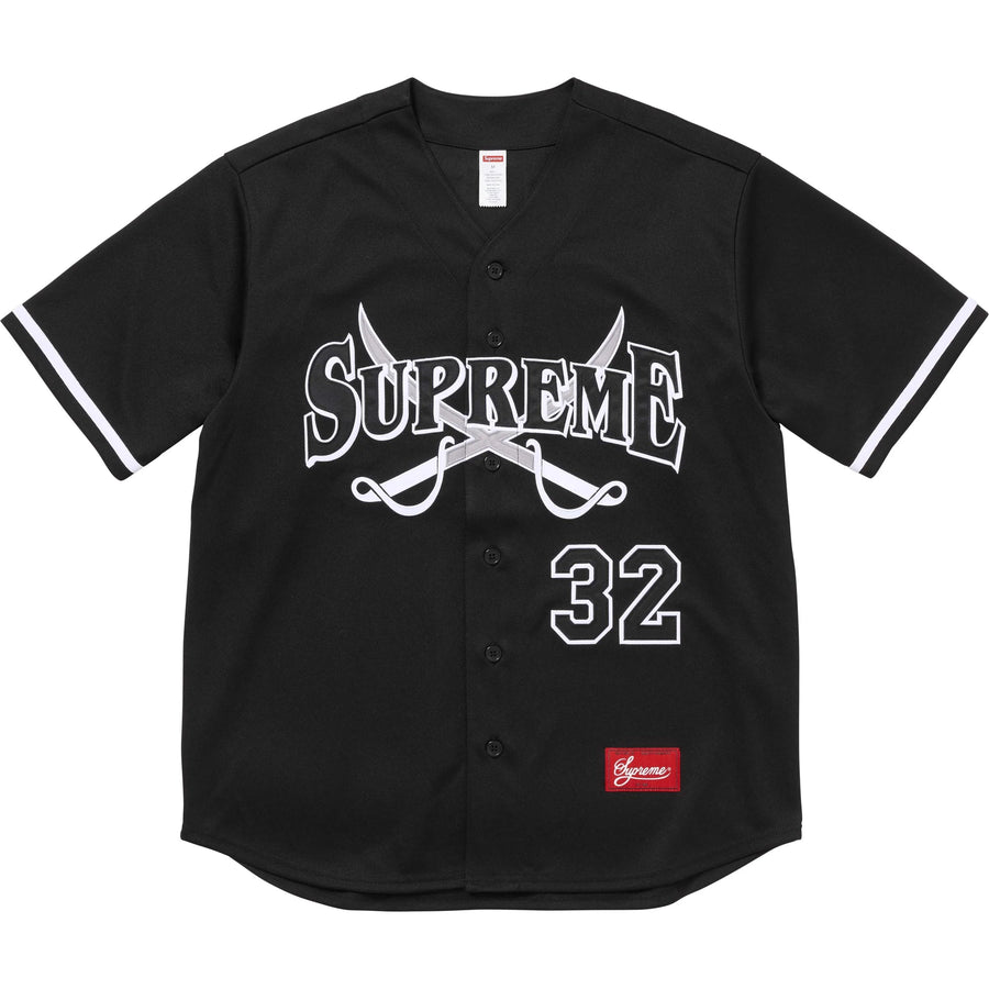 Supreme Swords Baseball Jersey Black