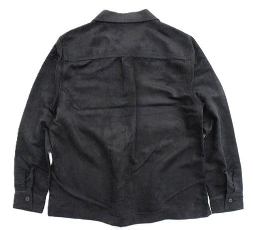 Stussy Micro Suede Work Shirt Black