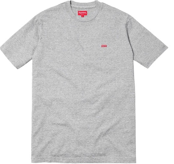 Supreme Small Box Logo Tee Grey (WORN)