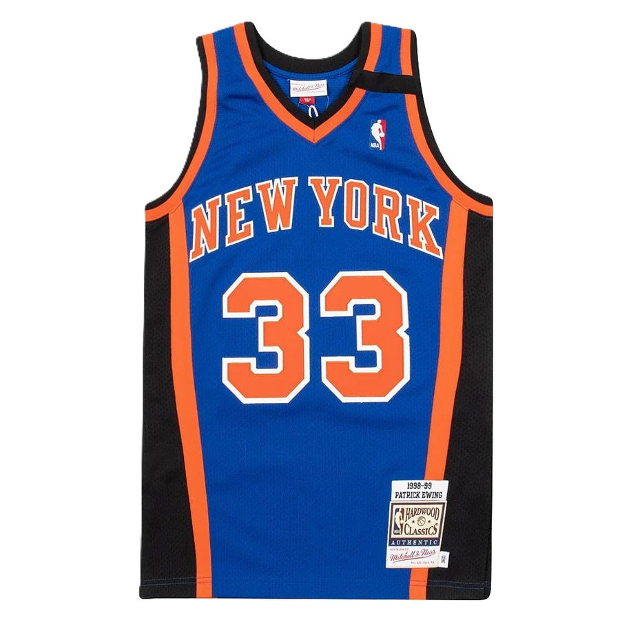 Mitchell & Ness New York Knicks Patrick Ewing Jersey 1998-1999 Blue