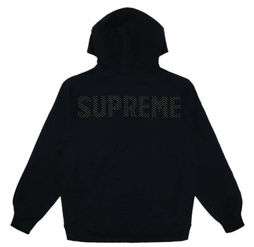 Supreme Studded Logo Hooded Sweatshirt Black