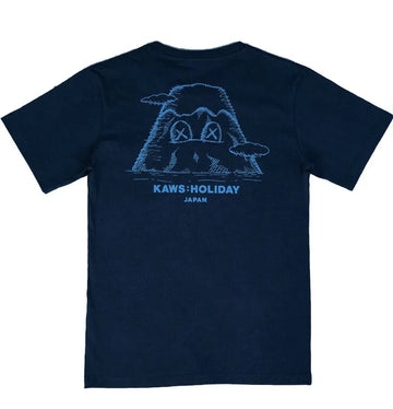KAWS HOLIDAY JAPAN Pocket T-shirt Navy